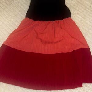 Torrid Black and Red Midi Dress